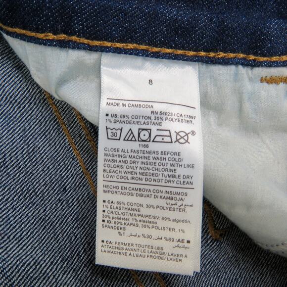 Old Navy High Rise Wow Flare Jeans Dark Wash High Waist Jeans Flared Size 8 - Picture 7 of 7